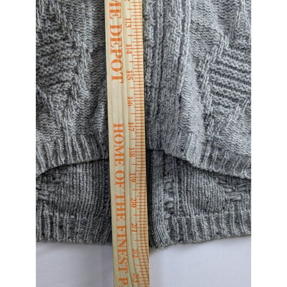 Madewell Womens Grey 100% Merino Wool Full Zip Cardigan Sweater Small Long Sleev - Picture 4 of 6